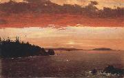 Frederic E.Church Schoodic Peninsula from Mount Desert at Sunrise oil painting reproduction